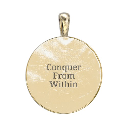 Men's Engravable Compass Pendant