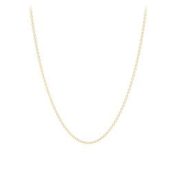 Premium Gold Diamond Cut Cable Chain - 16" with 2" Extender