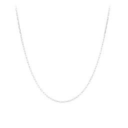 Sterling Silver 24" Long Box Chain Necklace in 925 Sterling Silver