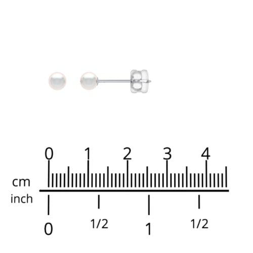 Kids' Freshwater Pearl Stud Earrings