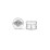 Kids Unicorn Stud Earrings – 10K White Gold