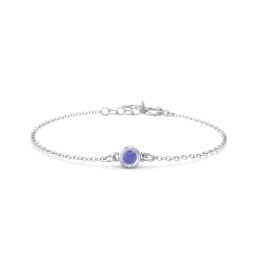Kids and Baby Bezel Set Birthstone Bracelet