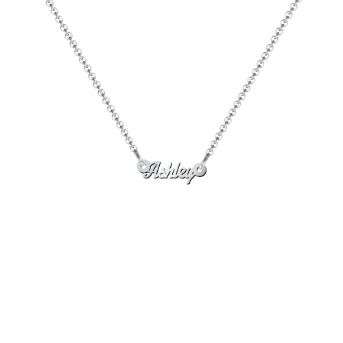 Kids Dainty Personalised Name Necklace – Sterling Silver