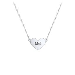 Kids Engravable Heart Necklace