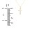 Kids Small Gemstone Cross Pendant
