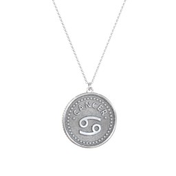 Cancer Coin Charm Necklace