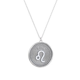 Leo Coin Charm Necklace