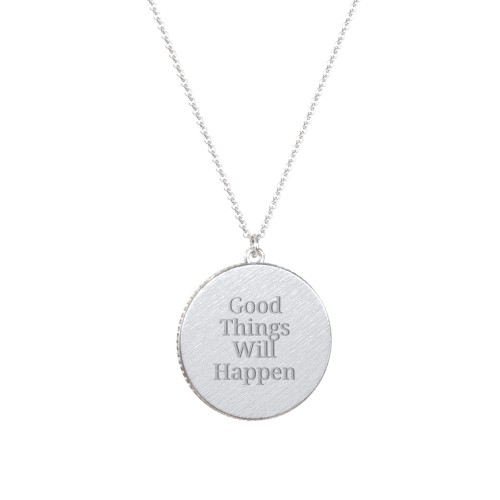 Taurus Coin Charm Necklace – Sterling Silver