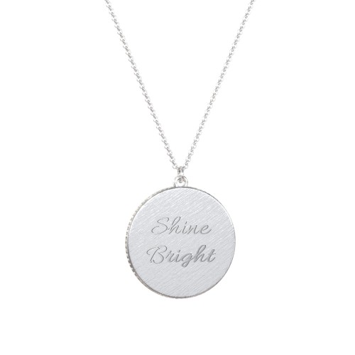 Virgo Coin Charm Necklace – Sterling Silver