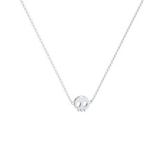 Skull Charm Necklace – Sterling Silver
