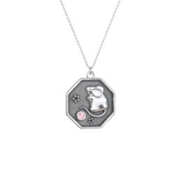Year of the Rat Engravable Zodiac Medallion Necklace