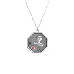 Year of the Snake Engravable Zodiac Medallion Necklace