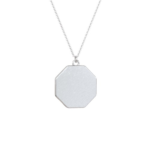 Year of the Tiger Engravable Zodiac Medallion Necklace – Sterling Silver with Garnet