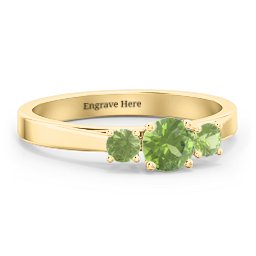 Three Stone Eternity Ring