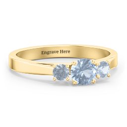 Three Stone Eternity Ring