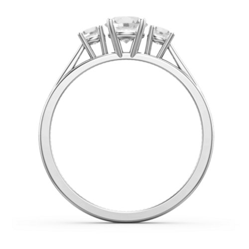 Three Stone Eternity Ring