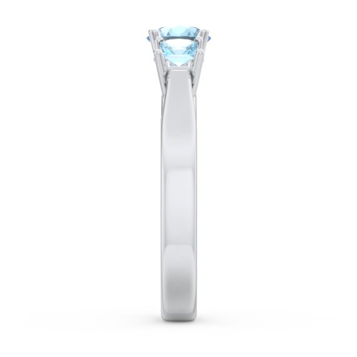 Three Stone Eternity with Princess Accents Ring