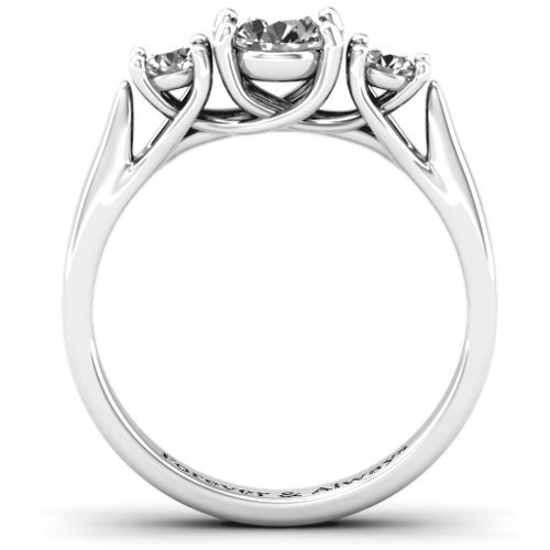 3-Stone Graduated Ring