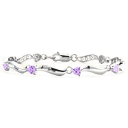 Engraved Bracelet with 1-8 Stones