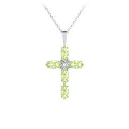 Marquise Cross Pendant