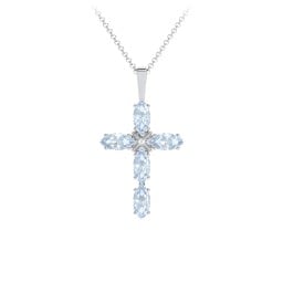 Marquise Cross Pendant