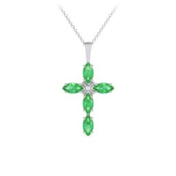 Marquise Cross Pendant