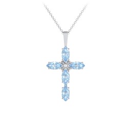 Marquise Cross Pendant