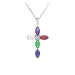 Marquise Cross Pendant