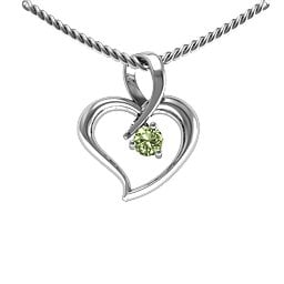 Twist Petit Heart Pendant