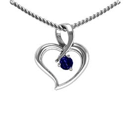 Twist Petit Heart Pendant