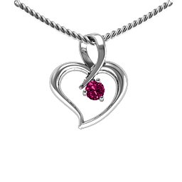 Twist Petit Heart Pendant