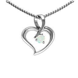 Twist Petit Heart Pendant