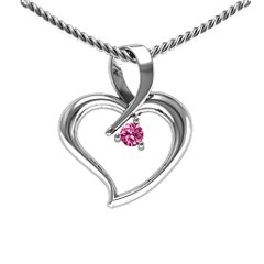 Twist Heart Pendant