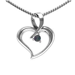 Twist Heart Pendant