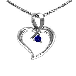 Twist Heart Pendant