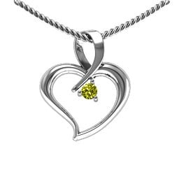 Twist Heart Pendant