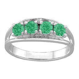 Classic 2-6 Gemstones Ring