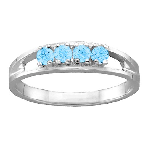 Classic Round Gemstone Ring