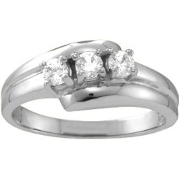 "Reverie" Angled 2-6 Stones Ring