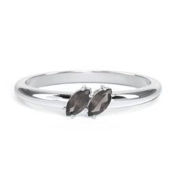 2 Stone Marquise Ring