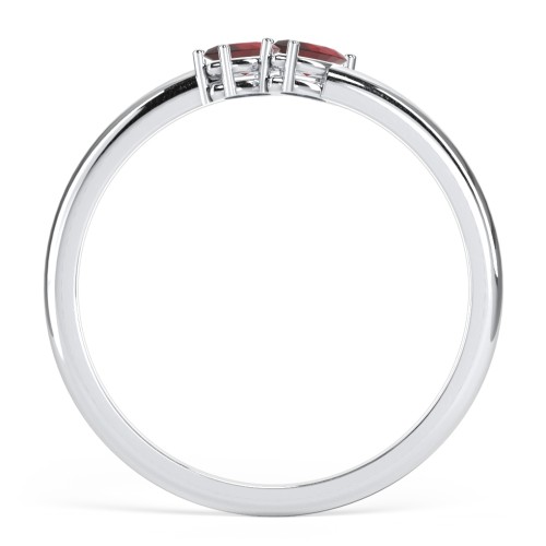 2 Stone Marquise Ring