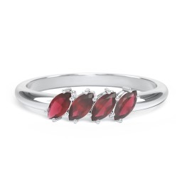 4 Stone Marquise Ring