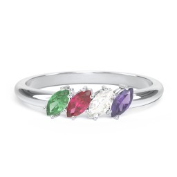 4 Stone Marquise Ring
