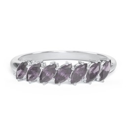7 Stone Marquise Ring