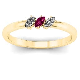 Petit Marquise Trio Ring