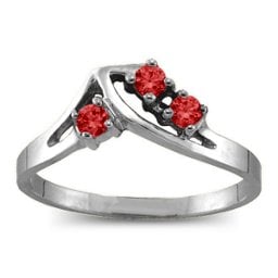 1-5 Stone Crest Ring