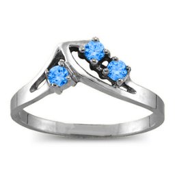 1-5 Stone Crest Ring