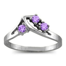 1-5 Stone Crest Ring