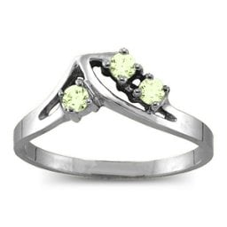 1-5 Stone Crest Ring