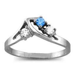 1-5 Stone Crest Ring